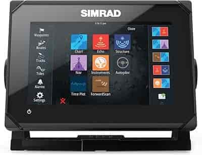 Simrad GO7 XSE ChartplotterFishfinder wTotalScan Transom Mount Transducer