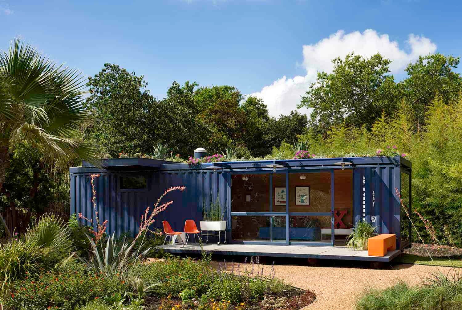 Container Guest House, Texas, Jim Poteet