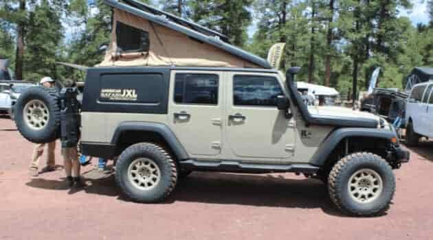 campers suitable for a Jeep Wrangler