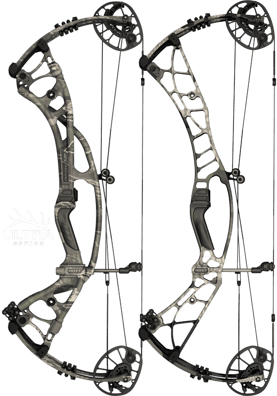 2 compound bows from Hoyt Archery