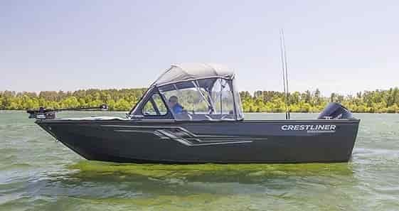 crestliner1850-commander elite with canvas canopy enclosed
