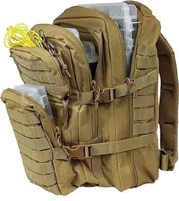 OSAGE RIVER Fishing Tackle Backpack with Fishing Rod Holder