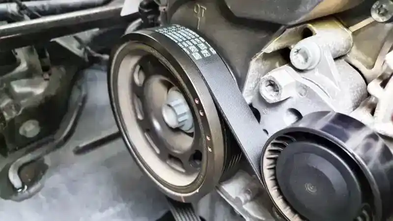 Boat Crankshaft Pulley Wobbles