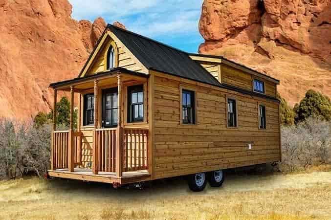 The tumbleweed Elm 33 ALTA tiny home on wheels