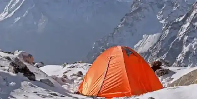 Winter Camping High Altitudes