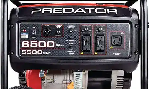 gas 5500 to 6500 predator generator
