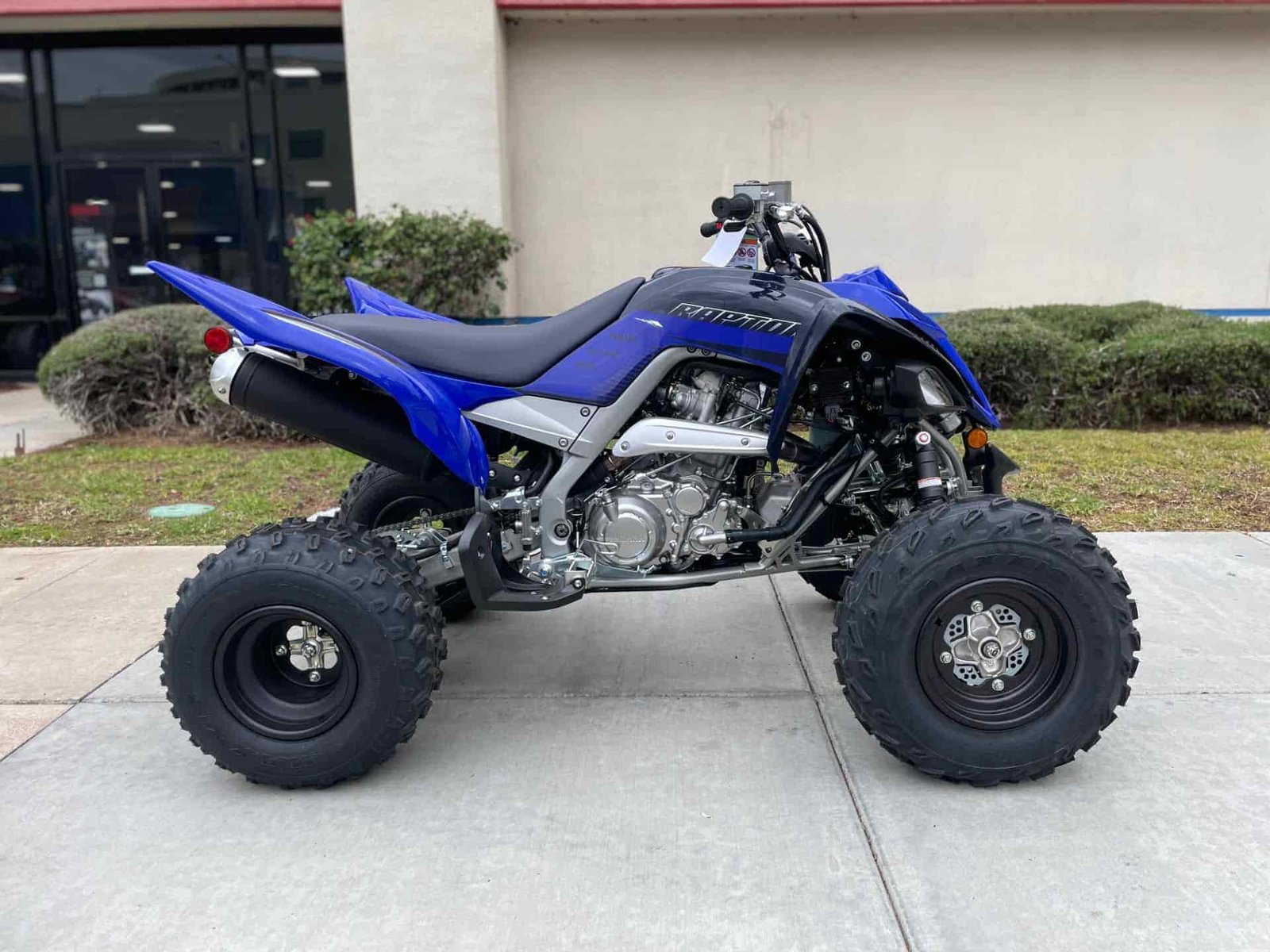 stock raptor 700 on side walk
