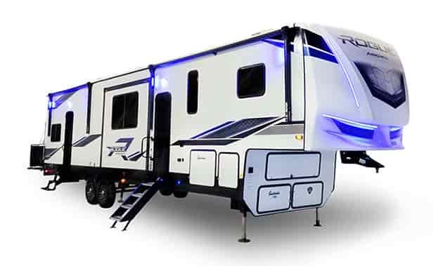 forest river vengeance toy hauler travel trailer luxury series
