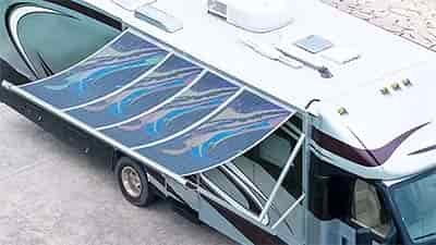 rv solar power awning from Eco-Dynamic Tech