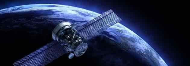 satellite above earths atmosphere for gps services