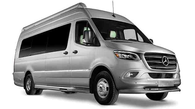 Silver AIRSTREAM CLASS B RV