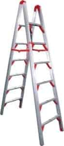Telesteps 700FLD OSHA Compliant 7 ft Double sided folding step ladder