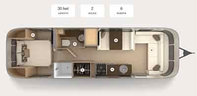 airstream interior floorplan