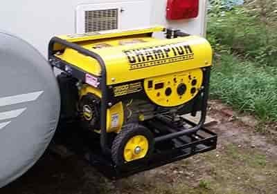 champion generator mounted to rv