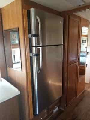 12v double door rv fridg