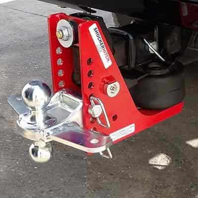 shocker air hitch combo ball with sway bar tabs