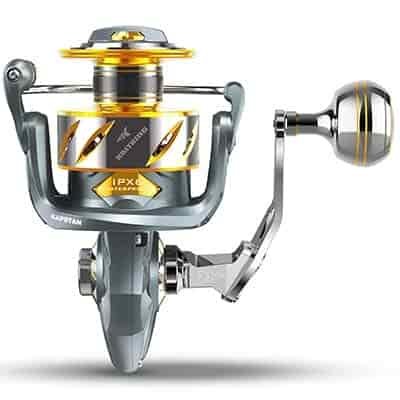 Kapstan Elite Saltwater Spinning Reel Waterproof fishing reel at level of IPX6