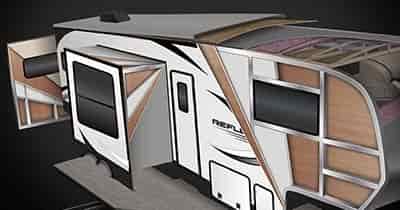 FULL LAMINATED WALLS on the Grand Design RVs