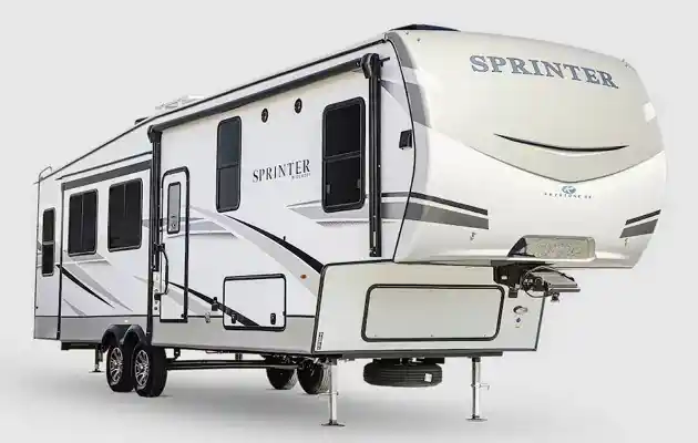 Fifth-wheels camper