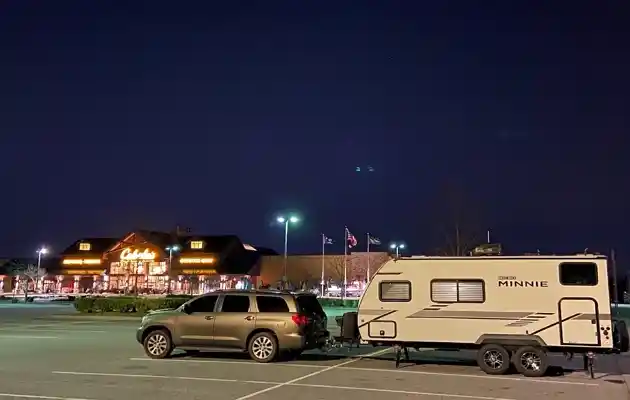 RV Overnight Parking at Cabelas