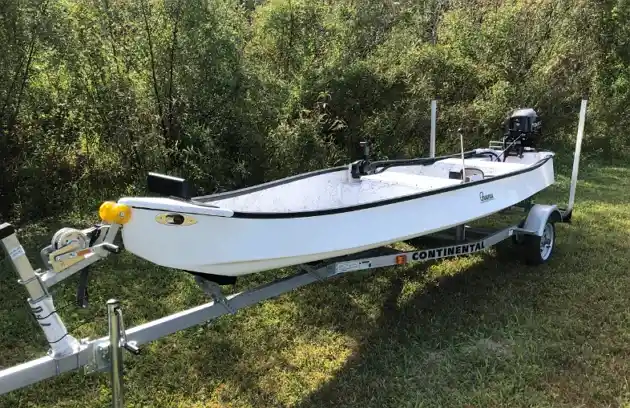 Canoe with Outboard Motor