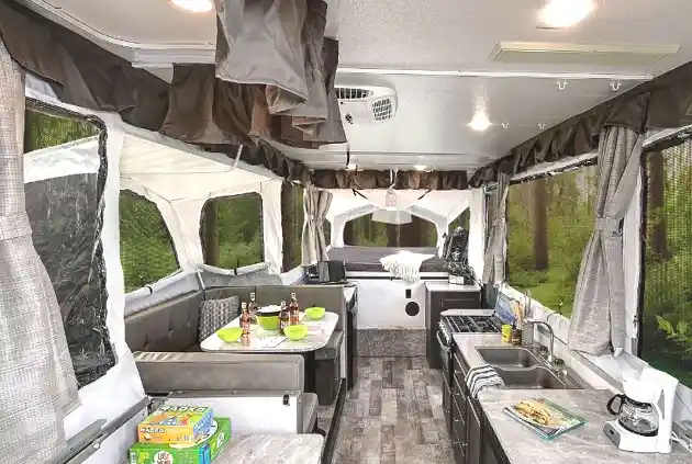 Pop Up Campers Storage Space
