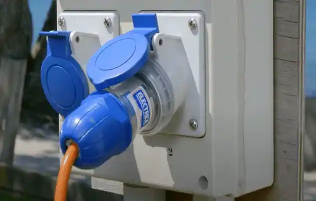 RV Plugged at home