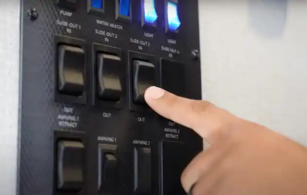 RV slide switch