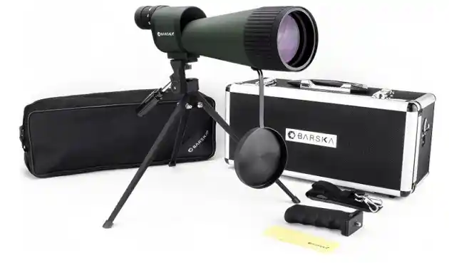 BARSKA Benchmark 25-125x88 Waterproof Straight Spotting Scope