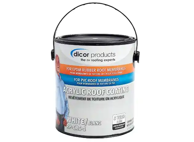 Dicor RP-CRC-1 EPDM Rubber Roof Acrylic Coating