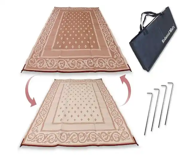 Redwood Mats Patio Mat