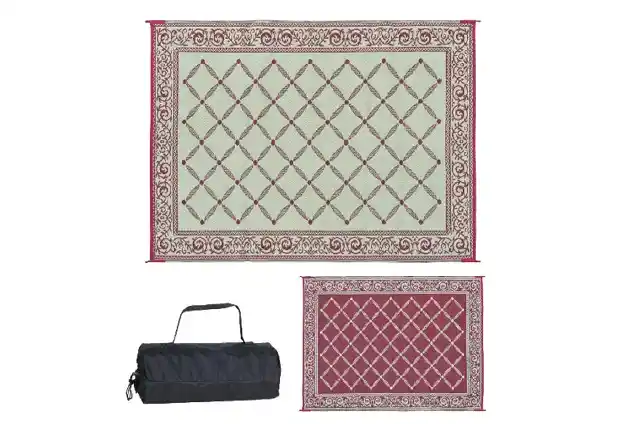 Stylish Camping 116095 6-feet by 9-feet Reversible Mat