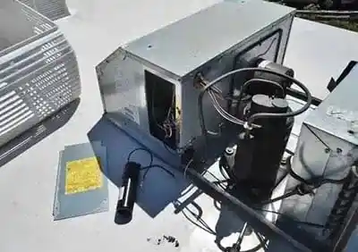trouble shooting rv ac on roof