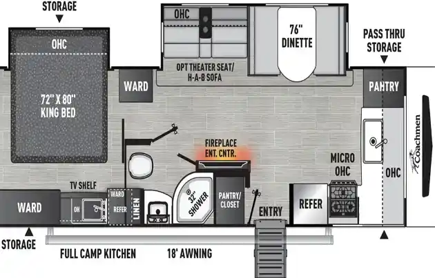 Coachmen Freedom Express Ultra-Lite 259FKDS