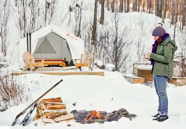 Glamping with Tentrr
