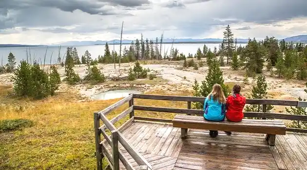 Grant Village Campground in Yellowstone