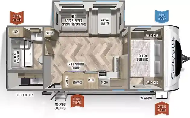 Palomino Solaire Ultra Lite 258RBSS