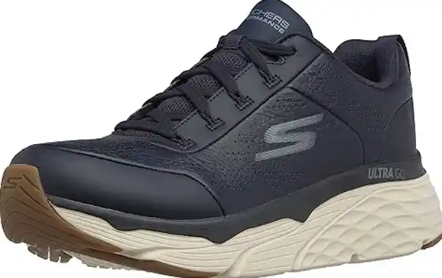 Skechers Men's Max Cushioning Elite Lucid-Premium Leather Walking & Running Shoe Sneaker