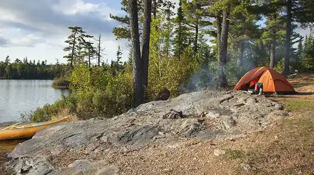 fishing Camping activities canoeing