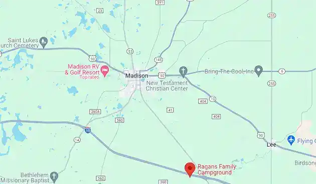 madison florida map