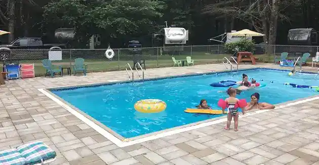 pool activities at river road camping