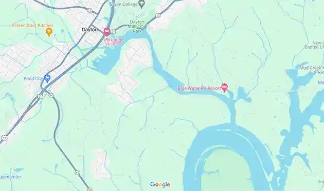 dayton tn map