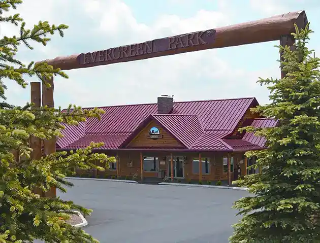 evergreen park entrance
