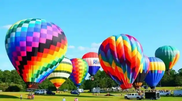 8 balloons ready for take off