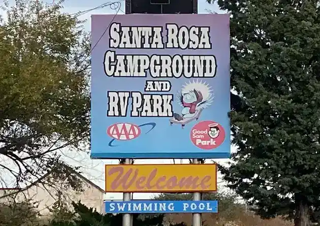 santa rosa state park entrance sign