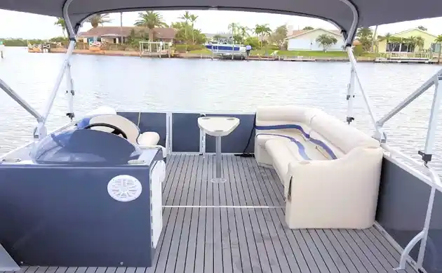 Pontoon Boat with Toilet