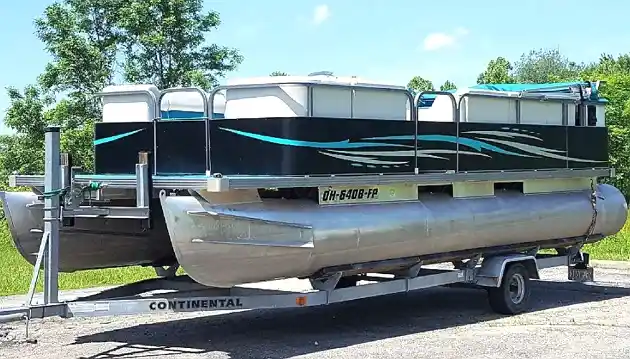 pontoon boat wrap